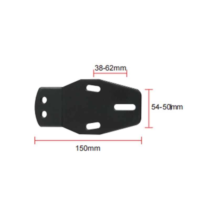 385.2g Accesorios para Reposabrazos con Placa de Hierro Empotrada para Silla, Base de Columna de 3 Agujeros A-01