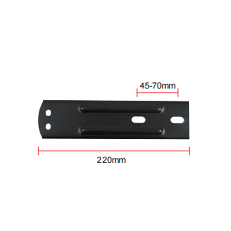 504.8g Base de Acero Empotrada para Instalación de Reposabrazos, Diseño de 2 Agujeros A-05