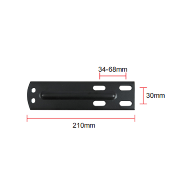 A-14 Placa Empotrada de Hierro Acero Inoxidable para Accesorios de Reposabrazos con 4 Agujeros