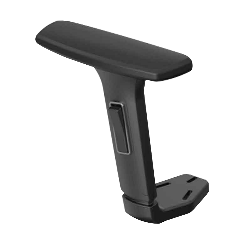 5508-1D Conjunto de Reposabrazos Ajustable Ergonómico Cromado para Silla de Oficina