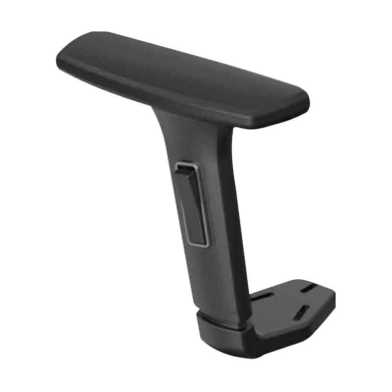 5508-3D Reposabrazos Giratorio Cromado para Silla de Oficina, Ajustable Adelante y Atrás