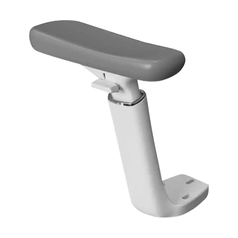 705A-3D Reposabrazos Cromado para Silla Giratoria, Ajustable Adelante y Atrás