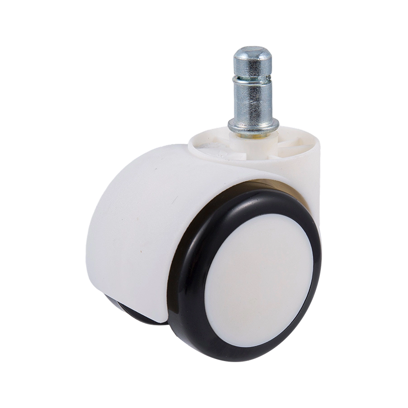 50/38 Accesorios de lanzadores universales de ruedas PU blancas y negras para sillas de oficina