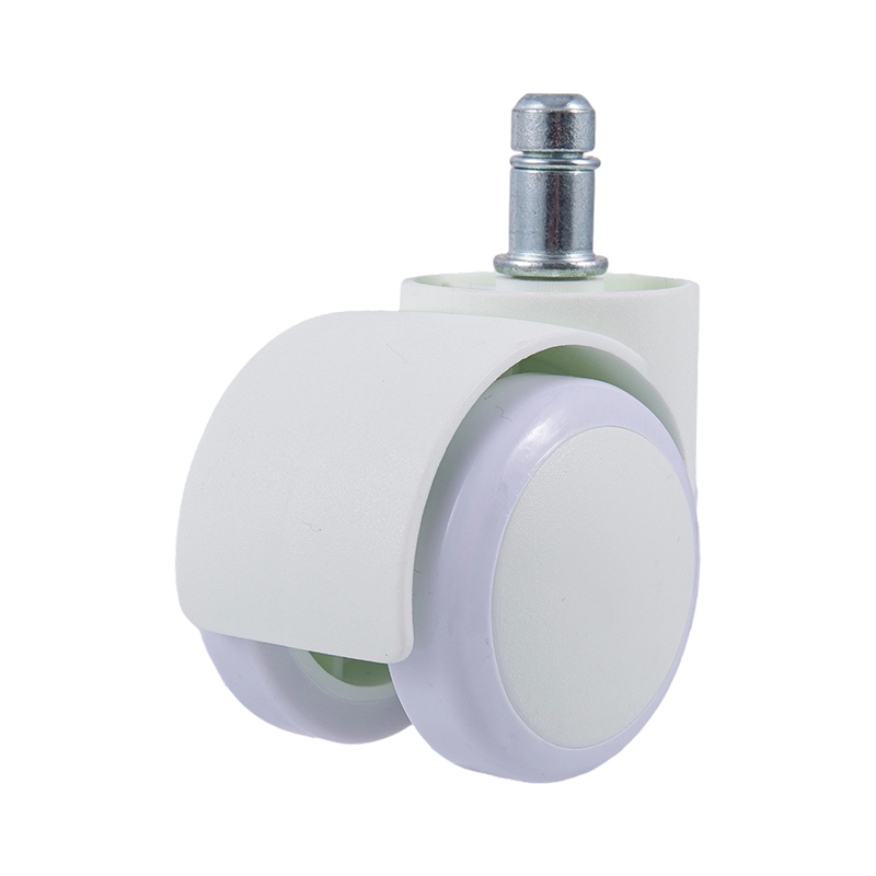 Accesorios universales de lanzadores para sillas infantiles positivas ruedas de presión de PU blanca plena