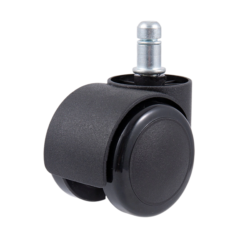 50/38 accesorios universales de ruedas de PU negros para sillas de oficina