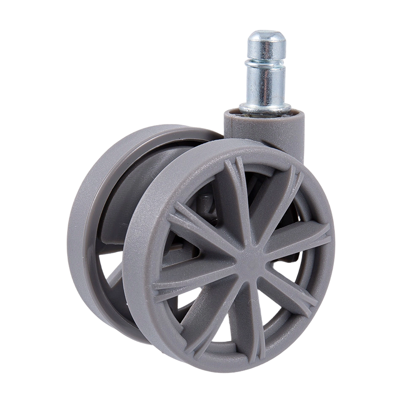 Accesorios universales de lanzadores para sillas de oficina, rueda de inglete gris