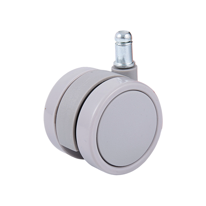 60/13 Curved All-Gray Racing Wheel Universal Caster Accessories For Mesh Chairs