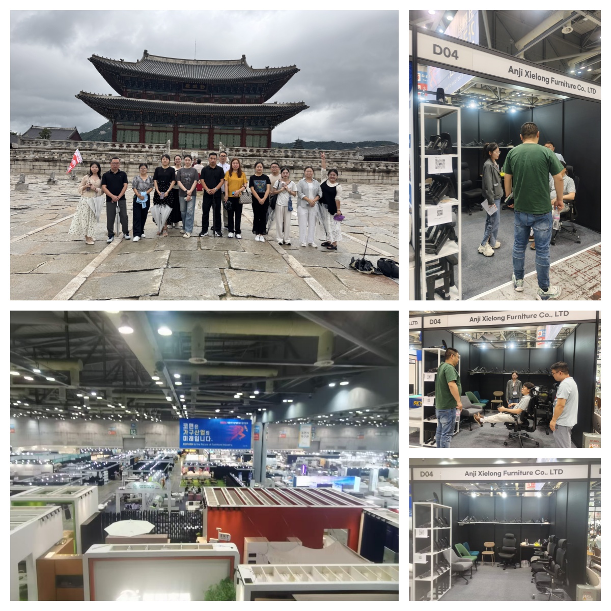 Anji Xielong Furniture hizo una aparición maravillosa en la 33a Feria Internacional de Muebles de Corea