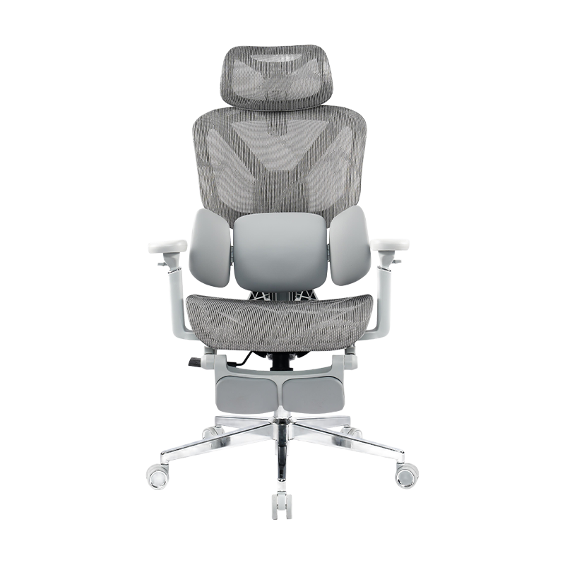 Silla de oficina ergonómica 3003 con reposabrazos y reposapiés 5D