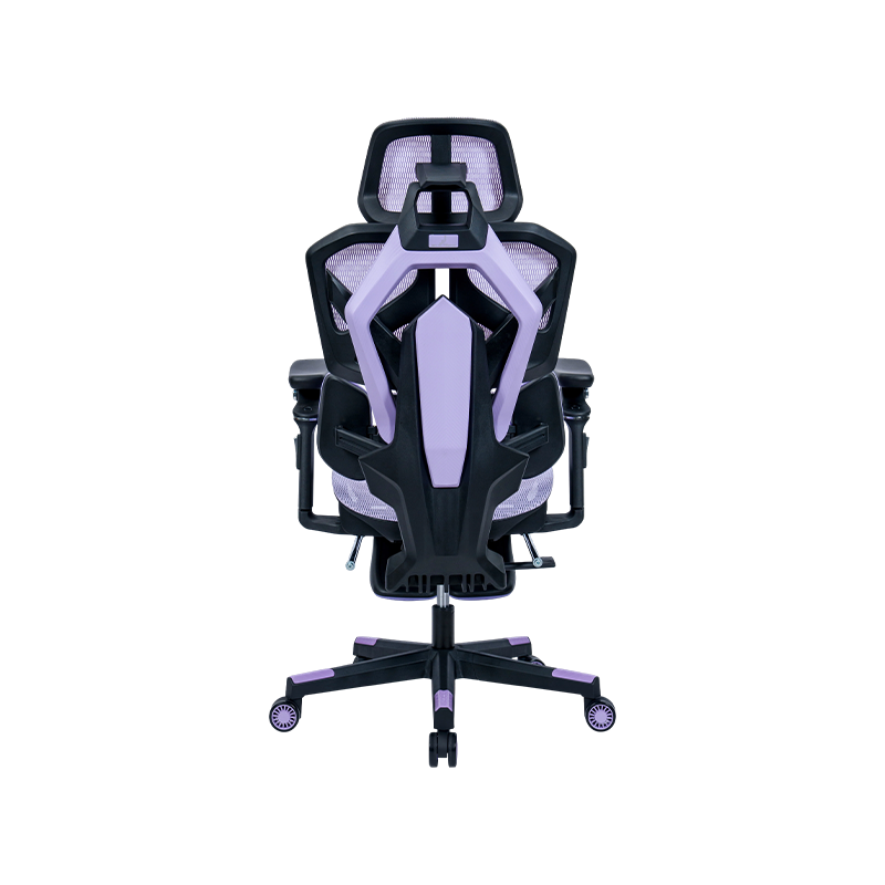 Silla para videojuegos modelo 1002, serie Mesh, negro-púrpura<br>3002-2