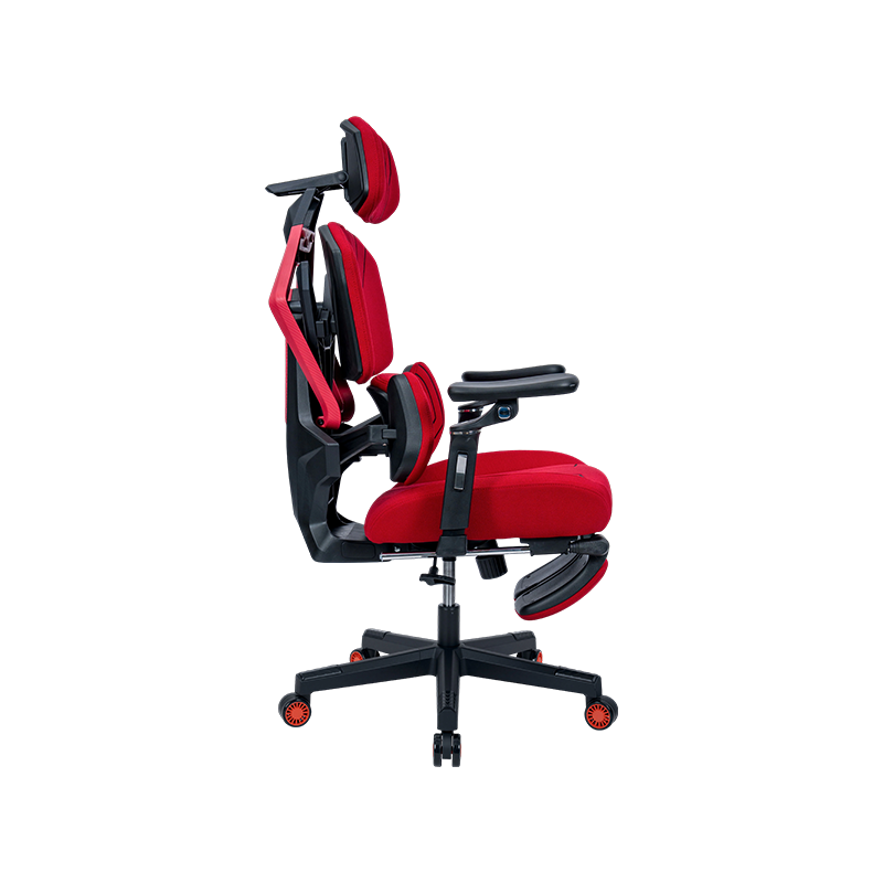 Silla para juegos totalmente roja<br>3002-4 de tela de algodón a todo color