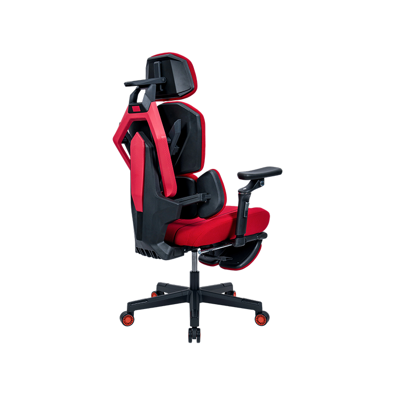 Silla para juegos totalmente roja<br>3002-4 de tela de algodón a todo color