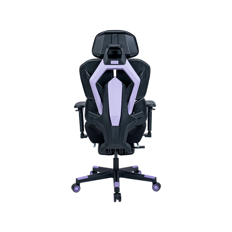 Silla gaming serie Line de tela de algodón 3002-3 negro-púrpura Silla gaming serie Line de tela de algodón 3002-3 negro-púrpura
