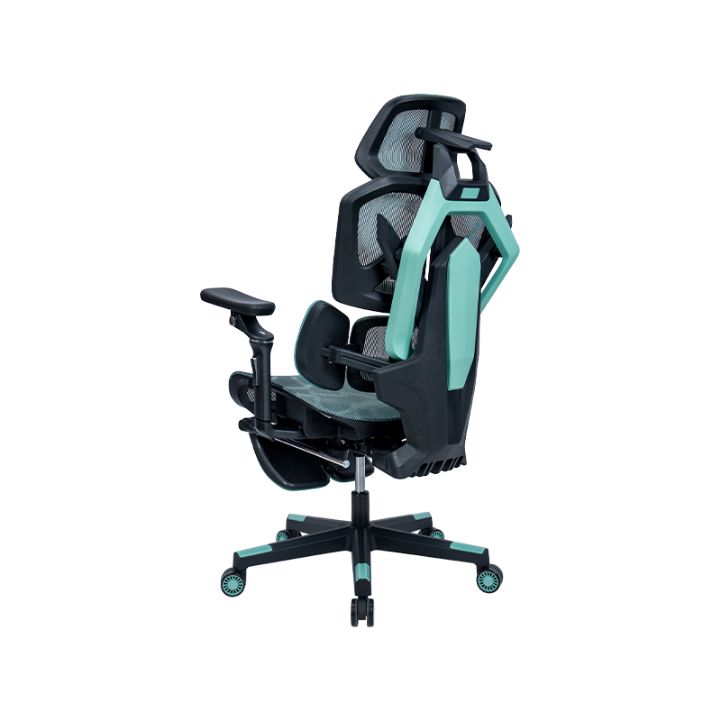 Silla gaming Negro-Verde<br>3002-1 Mesh Series 1001