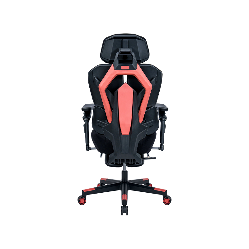Rojo oscuro<br>3002-3 Silla para videojuegos serie Line de tela de algodón
